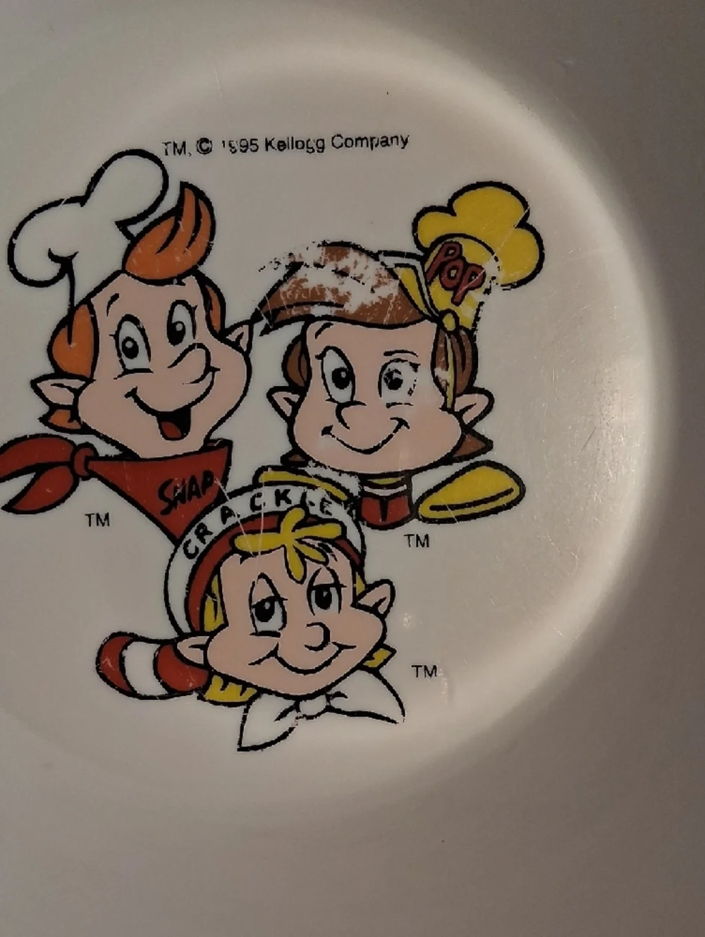 1990s Kellogg's Tony the Tiger And Snap, Crackle,Pop Breakfast Bowls - Set of 2